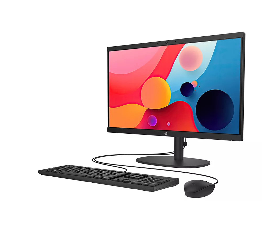 HP 22-dg0003na 21.5" All-in-One PC - Intel® N100, 128 GB UFS, Black
