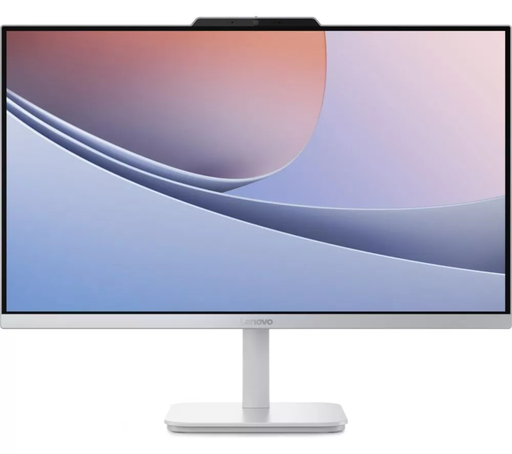 LENOVO A100 23.8" All-in-One PC - Intel® Core i3-N305, 512 GB SSD, Cloud Grey