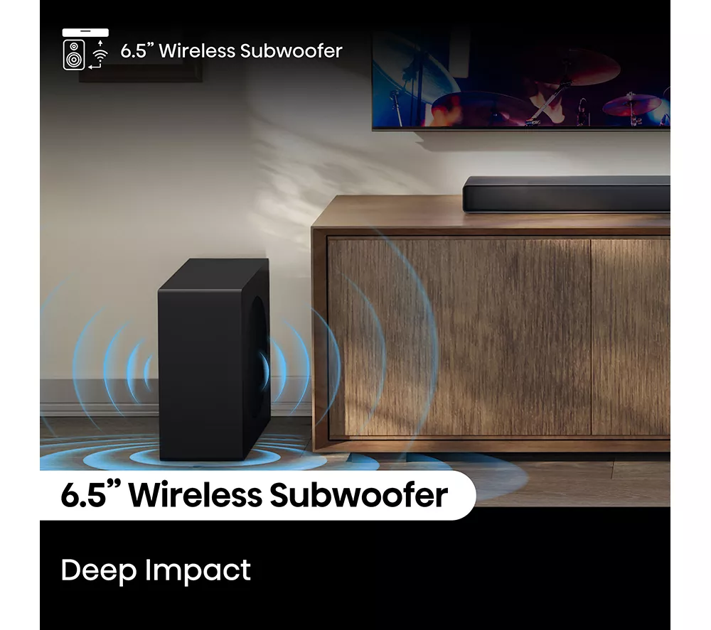 HISENSE AX3120Q 3.1.2 Wireless Sound Bar with Dolby Atmos & DTS Virtual:X