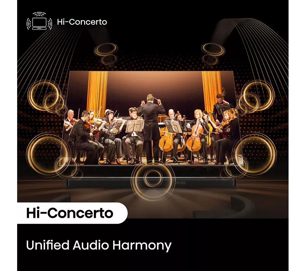 HISENSE AX5140Q 5.1.4 Wireless Sound Bar with Dolby Atmos