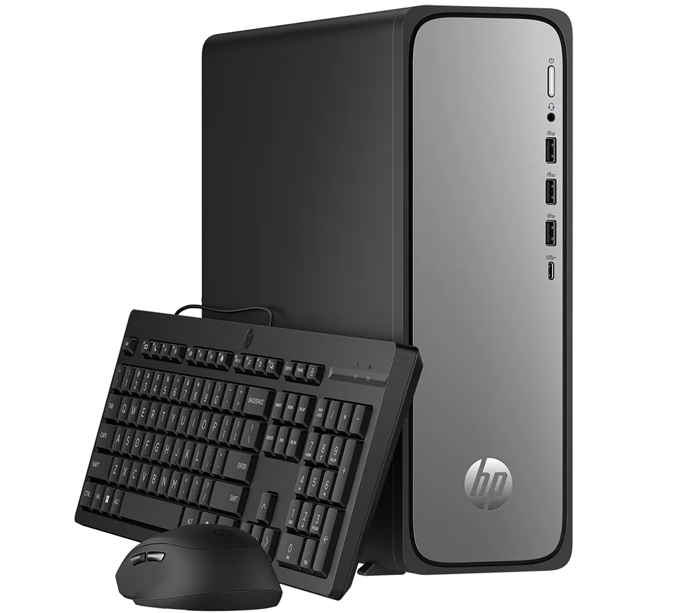 HP OmniDesk Slim S03-0004na Desktop PC - Intel® Core™ i3, 256 GB SSD, Black
