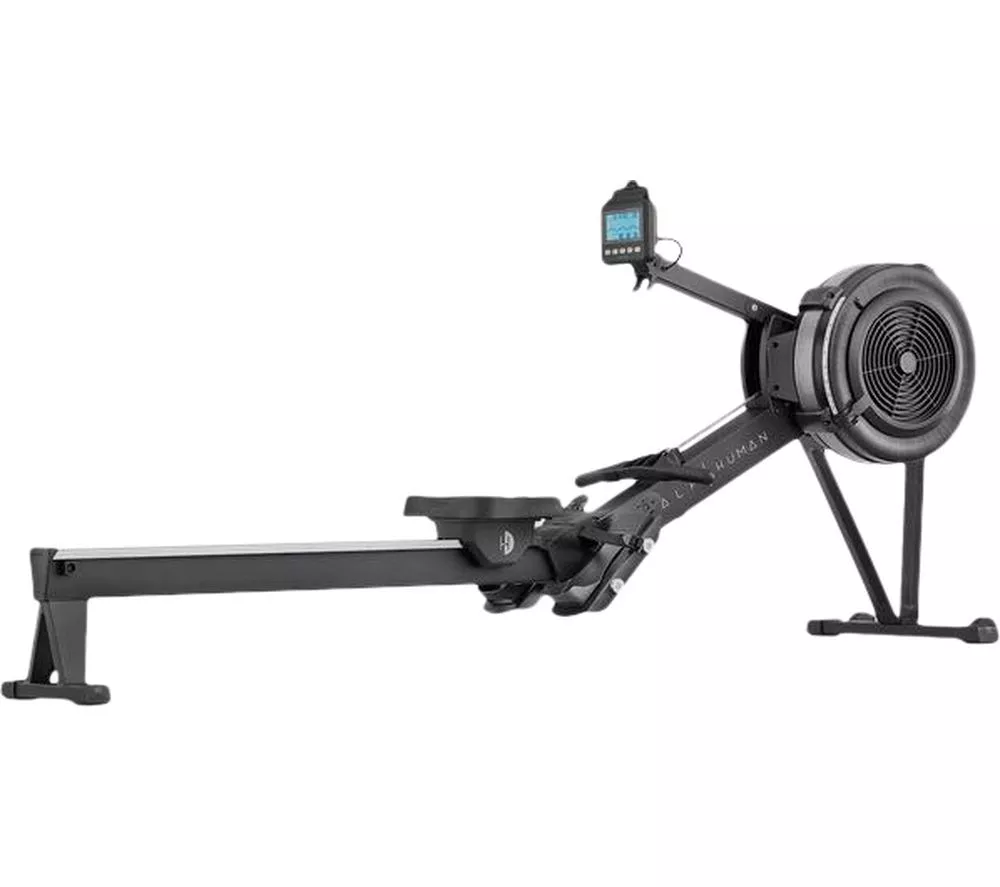 HALF HUMAN Air Rowing Machine - Black