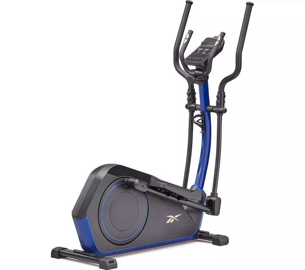 REEBOK FR30 Smart Bluetooth Elliptical Machine - Black & Blue