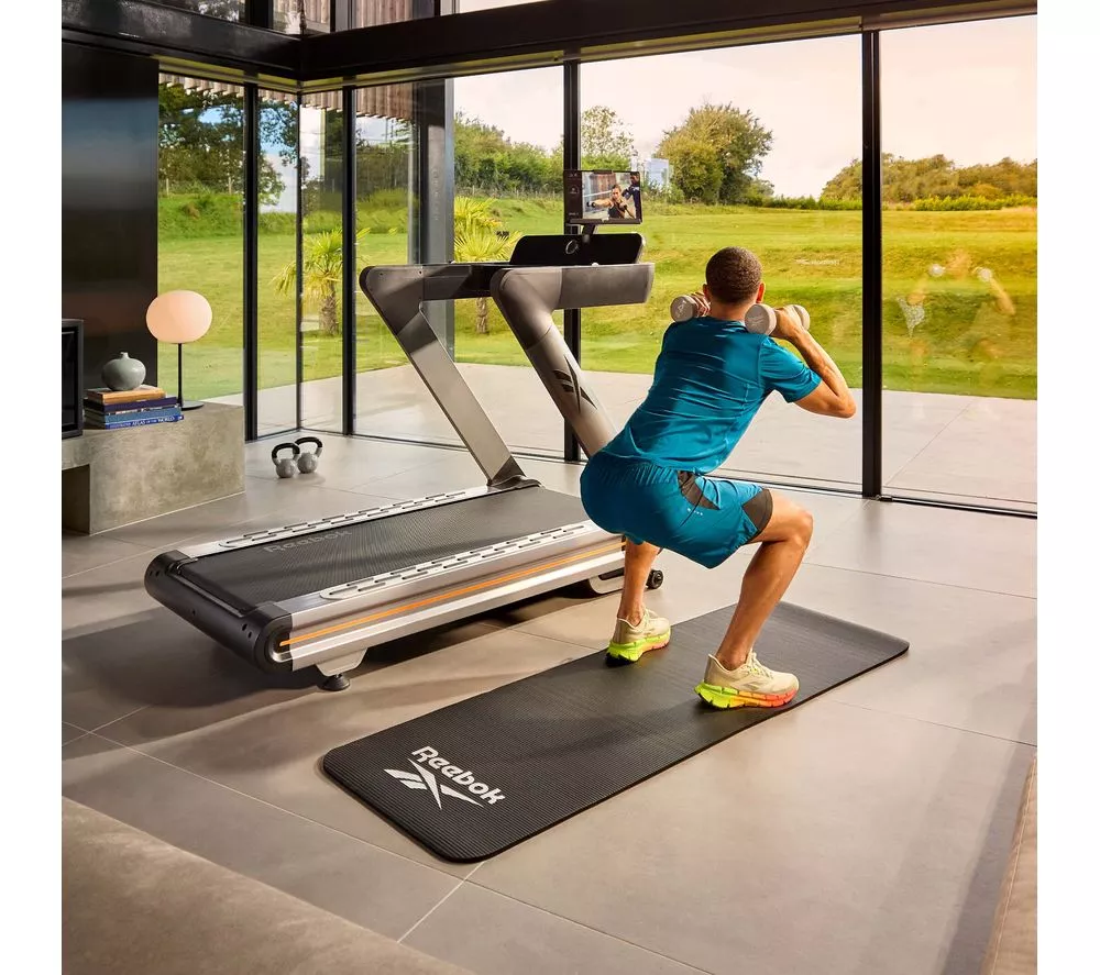 REEBOK Z-Tech AC Smart Bluetooth Treadmill - Black & Silver
