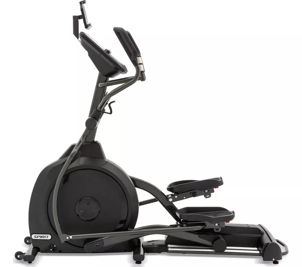 SPIRIT XE395 ENT Smart Bluetooth Elliptical Cross Trainer Machine - Black