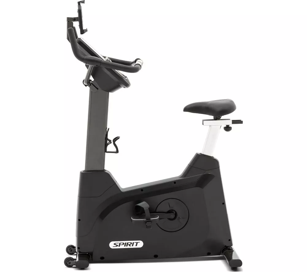 SPIRIT XBU55ENT Smart WiFi Upright Exercise Bike - Black