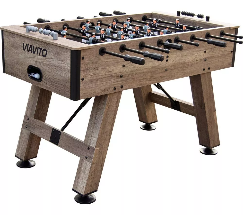 VIAVITO FT500 Football Table - Black & Brown
