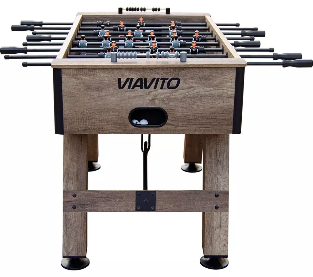 VIAVITO FT500 Football Table - Black & Brown