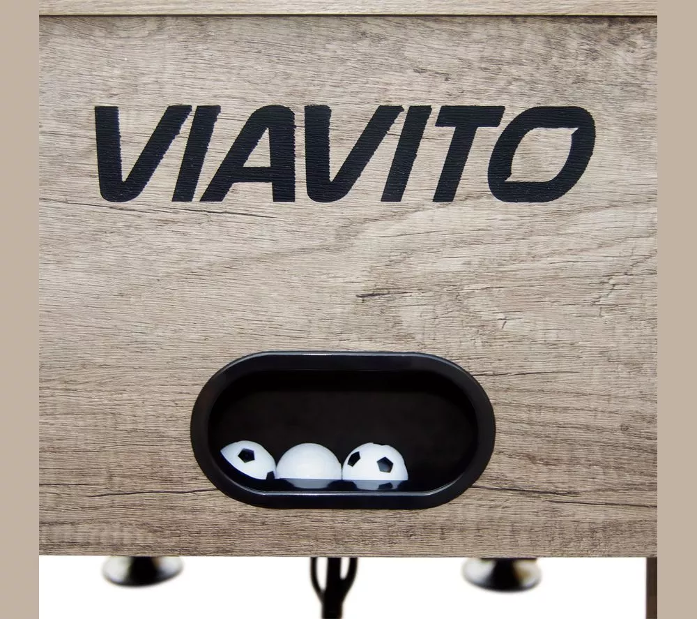 VIAVITO FT500 Football Table - Black & Brown