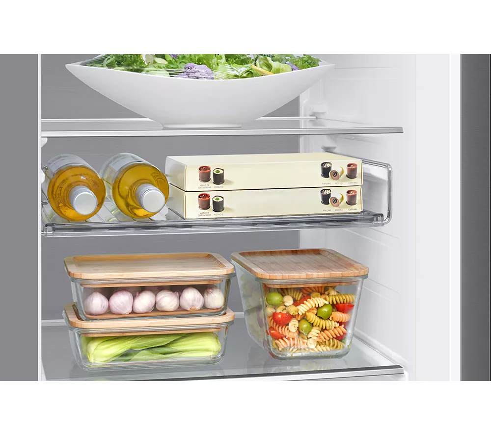 SAMSUNG Bespoke AI Series 8 On-device Bixby RS80F66KBTEU American-Style Fridge Freezer - Silver