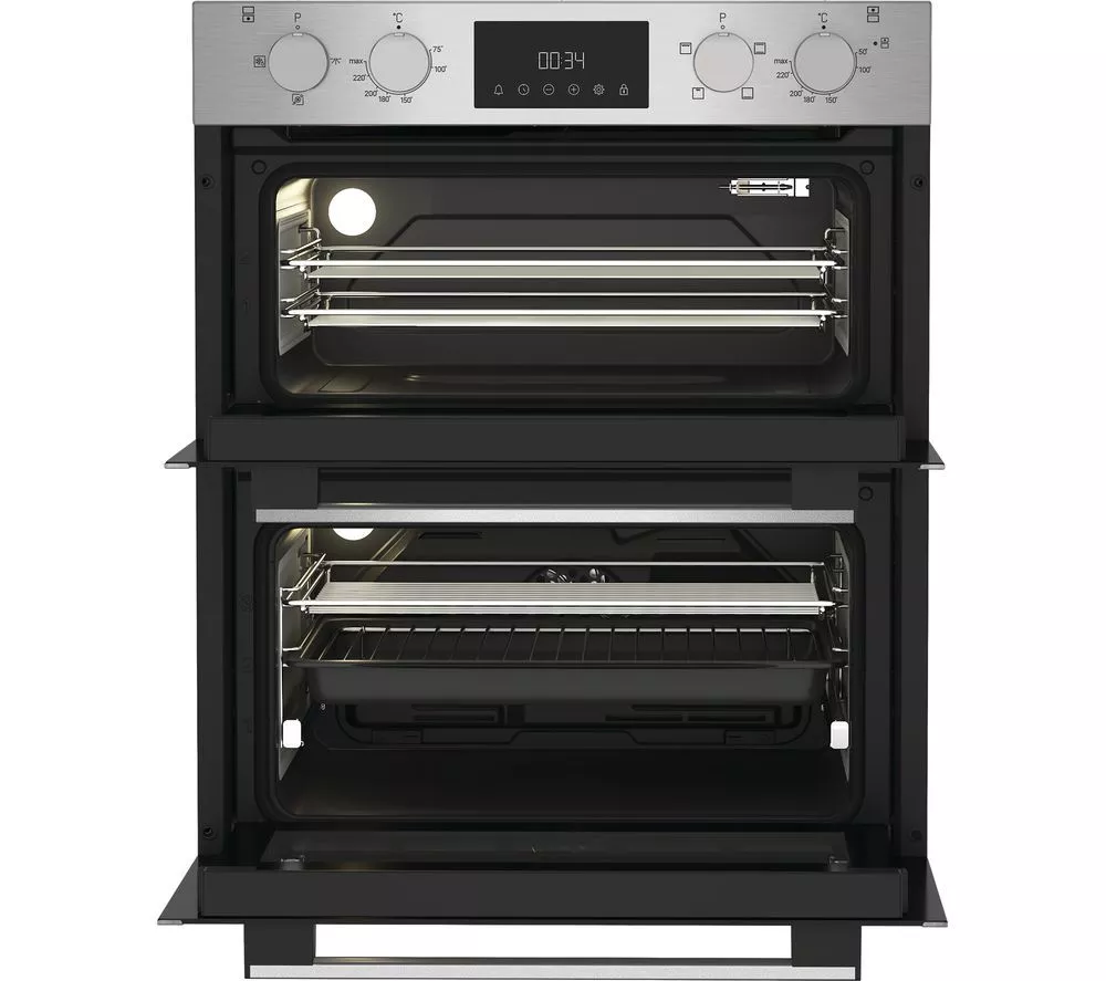 HOTPOINT DUH 12D1 IX Electric Built-under Double Oven - Stainless Steel