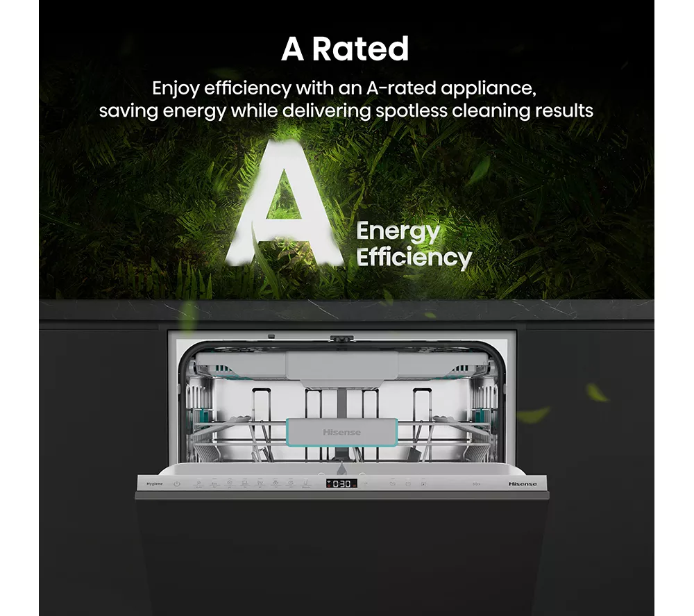 HISENSE HV673A60UK Full-size Fully Integrated WiFi-enabled Dishwasher
