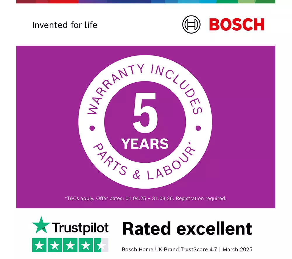 BOSCH Series 6 WGG254Z1GB AntiStain 10 kg 1400 Spin Washing Machine - White