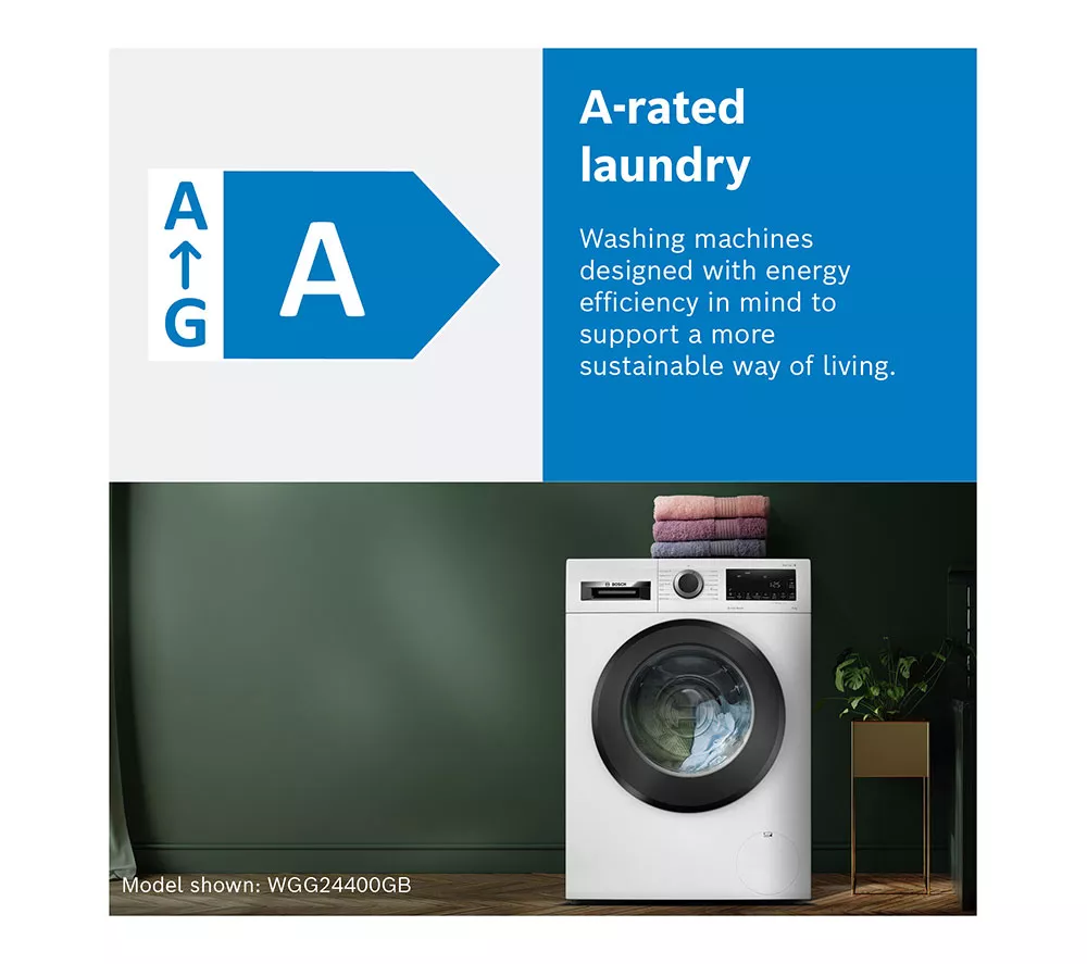 BOSCH Series 6 WGG254Z1GB AntiStain 10 kg 1400 Spin Washing Machine - White
