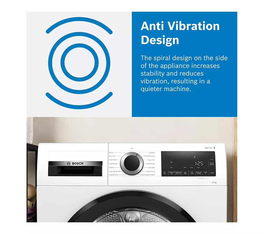 BOSCH Series 6 WGG254Z1GB AntiStain 10 kg 1400 Spin Washing Machine - White
