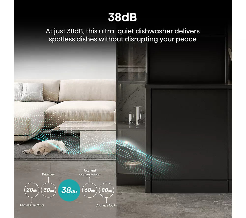 HISENSE UV Clean HV693A60UVADUK Full-size Fully Integrated WiFi-enabled Dishwasher