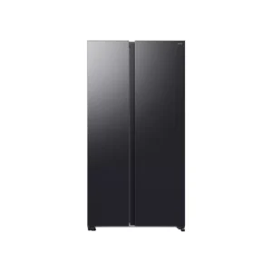 SAMSUNG Bespoke AI Series 7 SpaceMax RS70F67QCFEU American-Style Fridge Freezer - Black