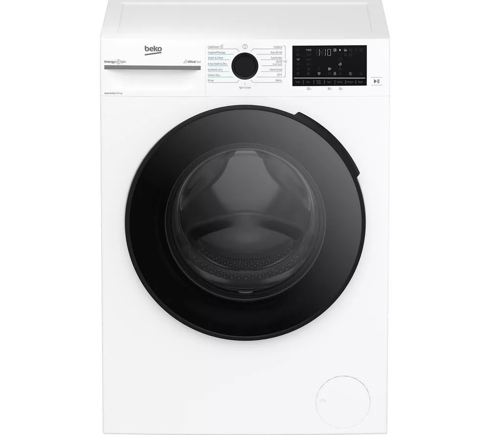 BEKO Pro BM5D59645UW 9 kg Washer Dryer - White