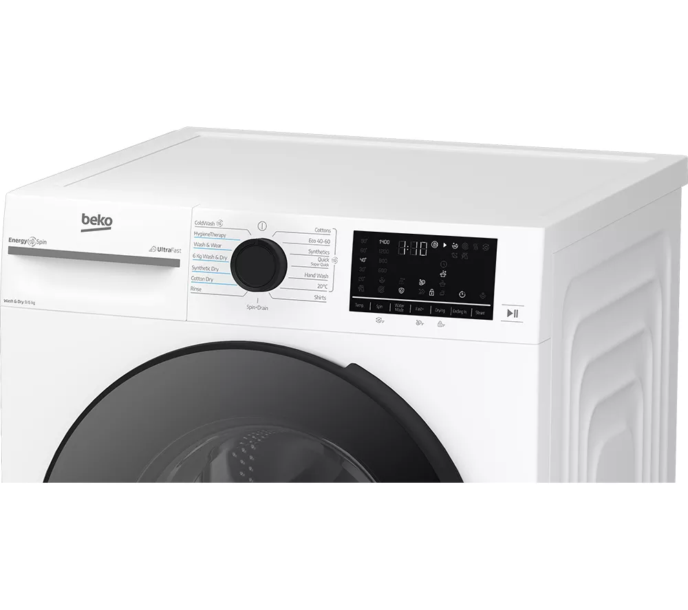 BEKO Pro BM5D59645UW 9 kg Washer Dryer - White