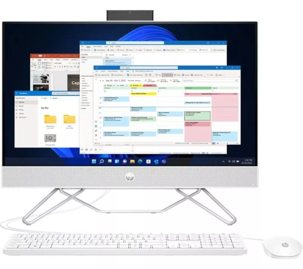 HP 24-cb1002na 23.8" Refurbished All-in-One PC - Intel® Core™ i5, 512 GB SSD, White (Excellent Condition)