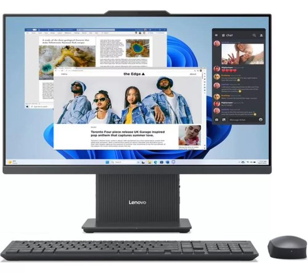 LENOVO IdeaCentre AIO 23.8" Refurbished All-in-One PC - Intel® Core™ i5, 512 GB SSD, Grey, (Very Good Condition)