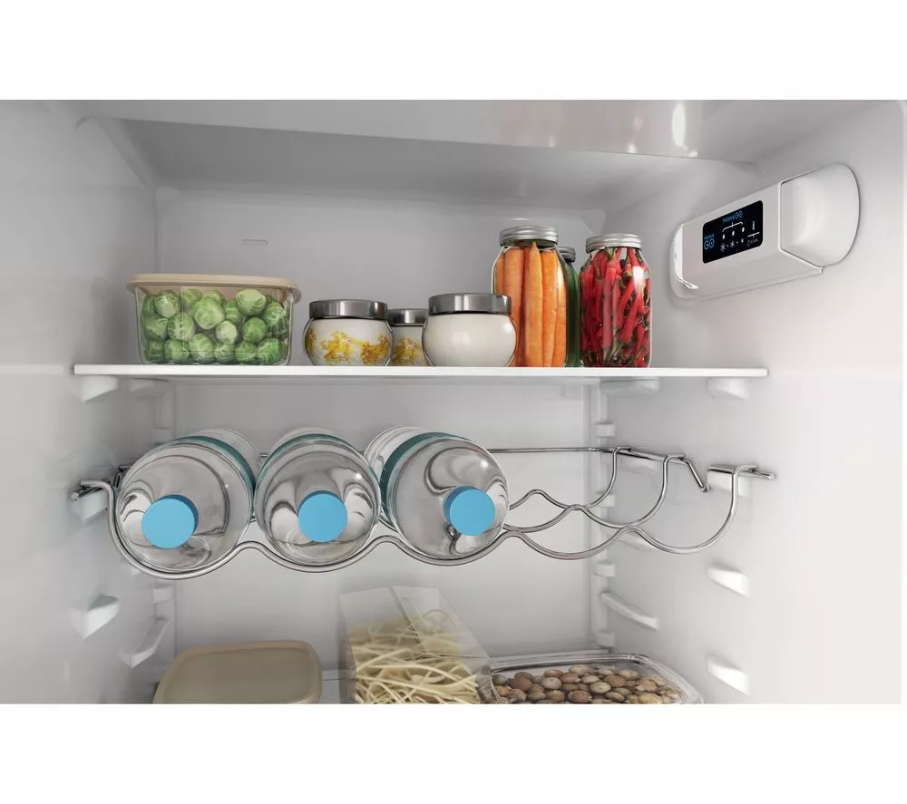INDESIT Push&Go INC18D011B1 70/30 Integrated Fridge Freezer - Sliding Hinge