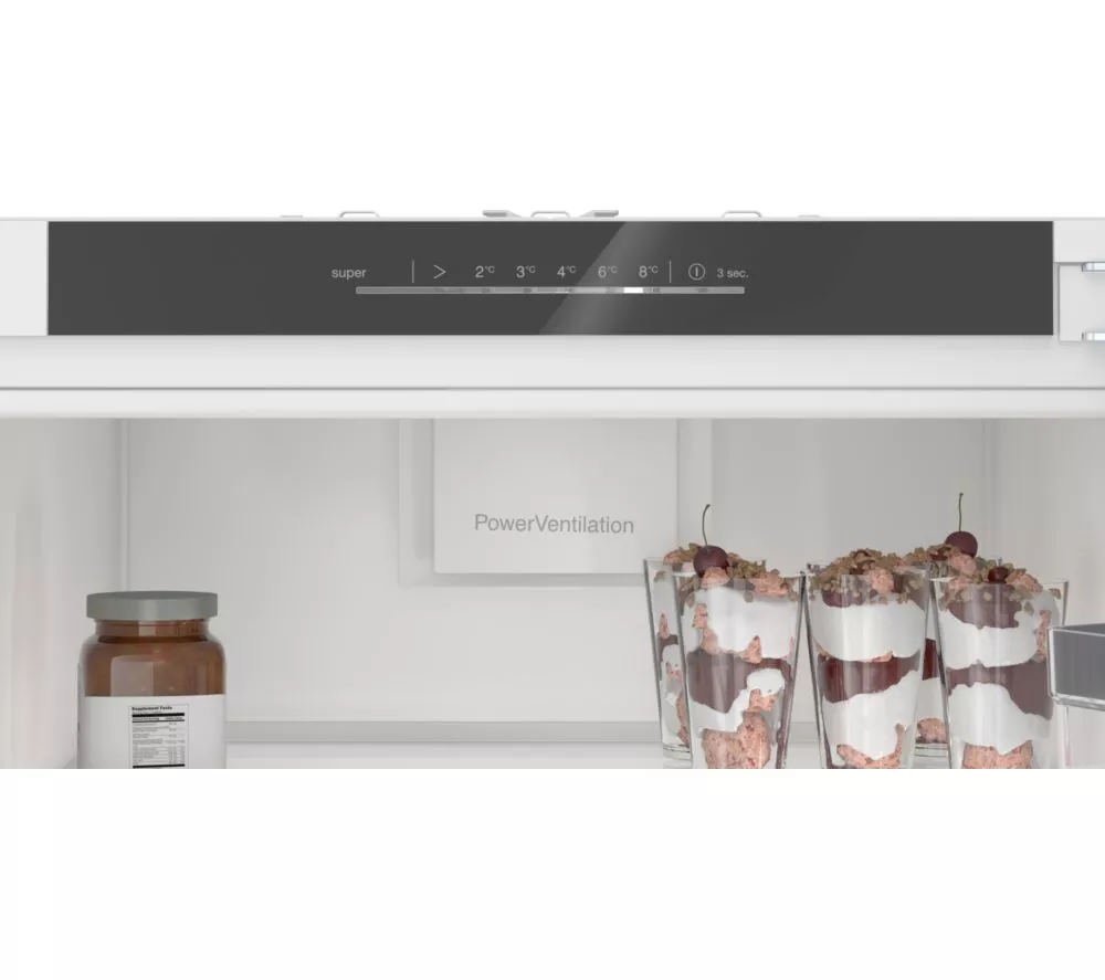 BOSCH Series 4 KIR81VFE0G Integrated Tall Fridge - Fixed Hinge