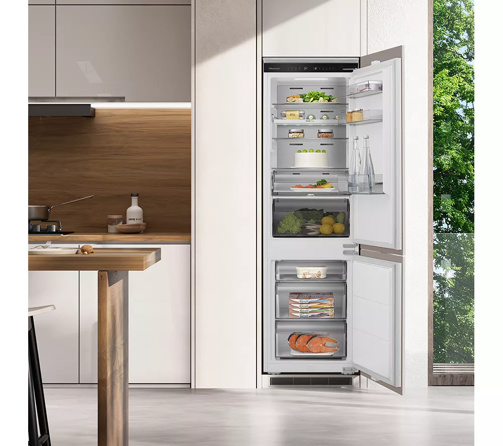 HISENSE RB3B250SAWE1 Integrated Smart 60/40 Fridge Freezer - Sliding Hinge