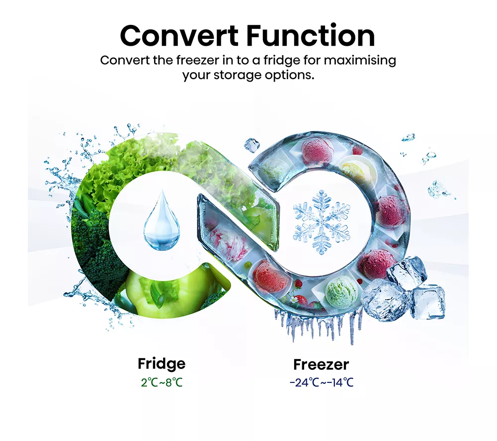 HISENSE RB3B250SAWE1 Integrated Smart 60/40 Fridge Freezer - Sliding Hinge