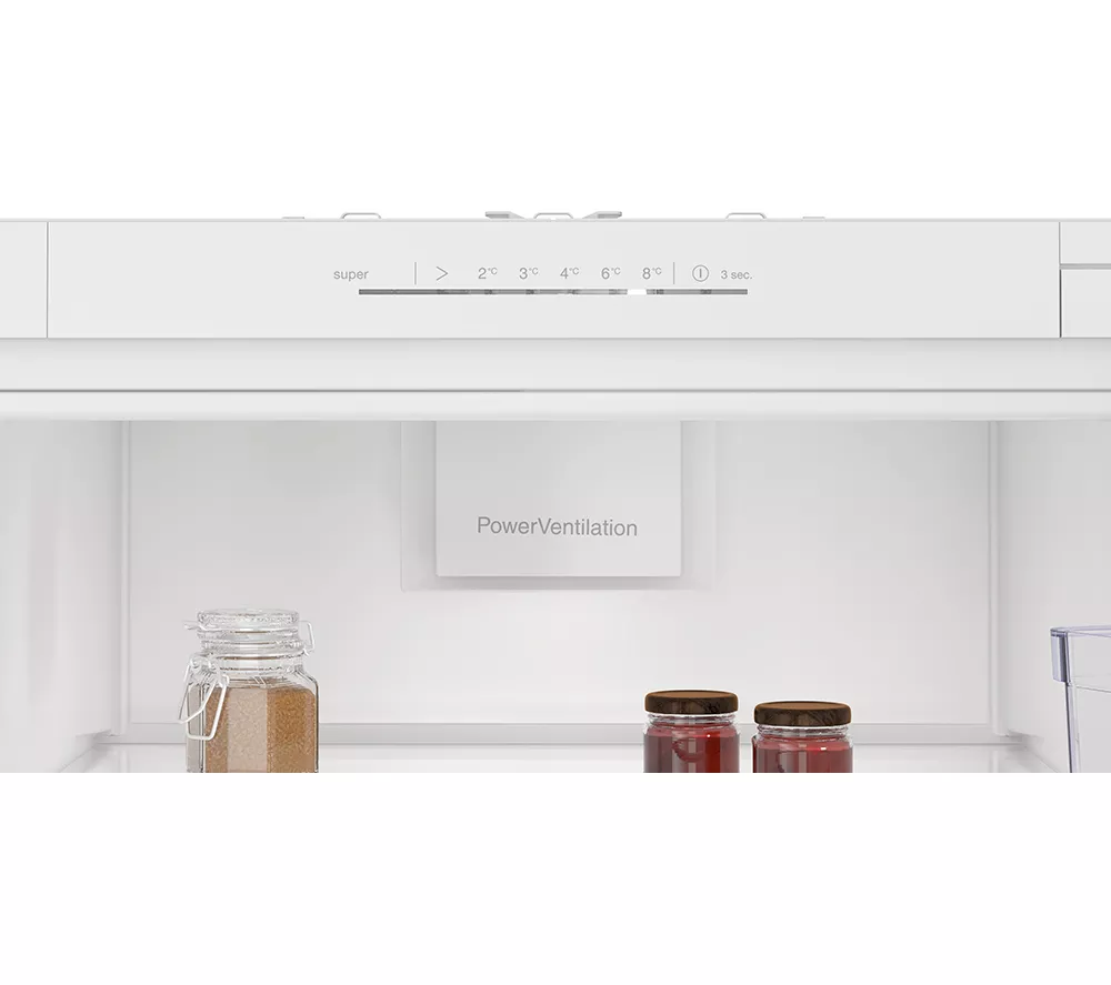 NEFF N30 KI1811SE0G Integrated Tall Fridge - Sliding Hinge