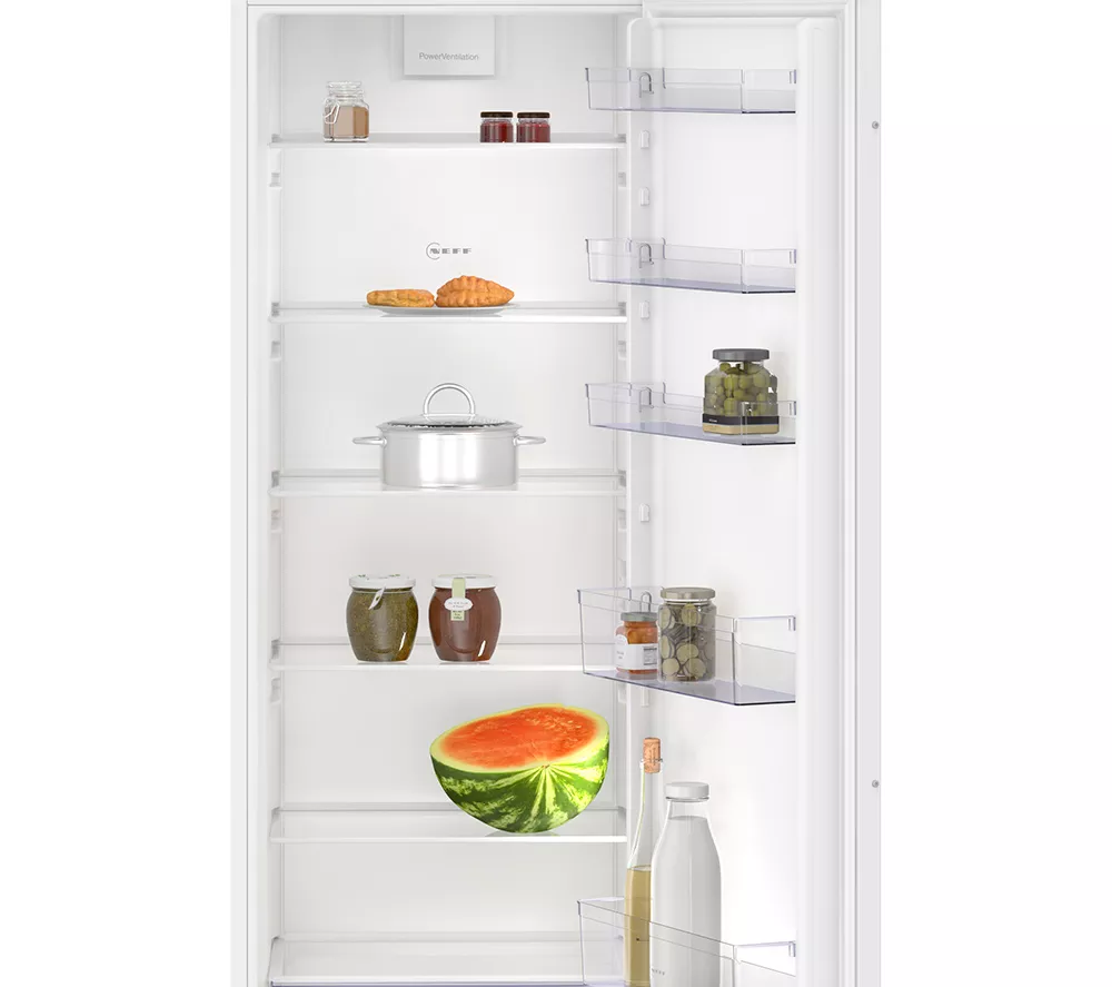 NEFF N30 KI1811SE0G Integrated Tall Fridge - Sliding Hinge
