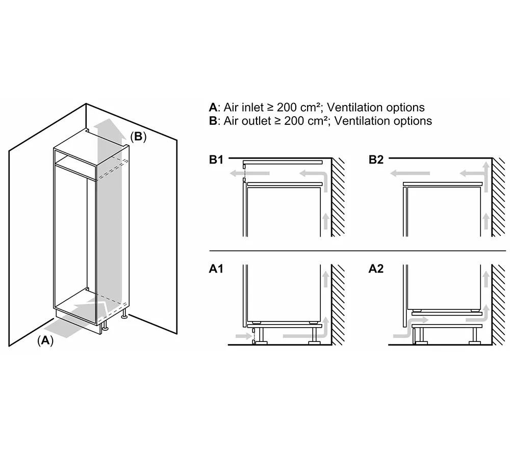 NEFF N30 KI1811SE0G Integrated Tall Fridge - Sliding Hinge