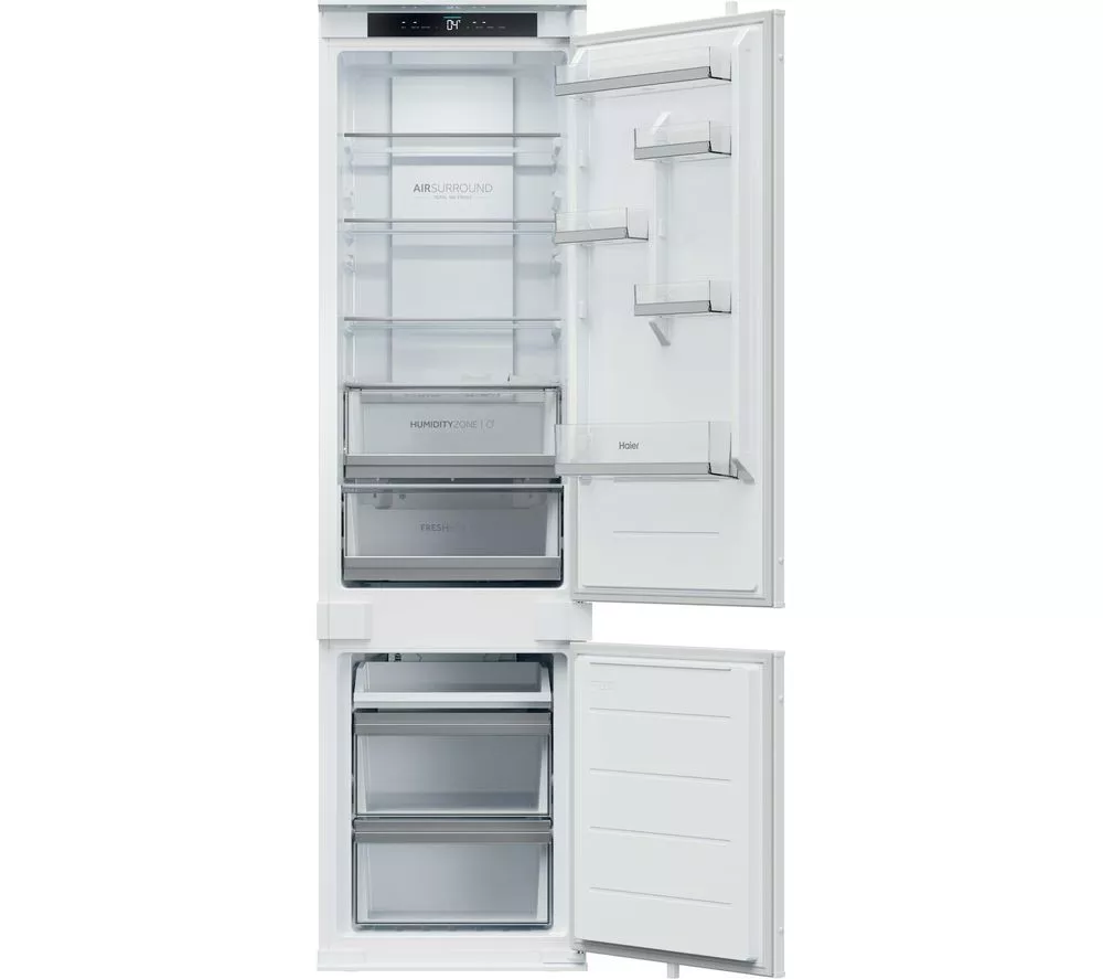 HAIER HBQW5519EK-UK Integrated Smart 70/30 Fridge Freezer - Sliding Hinge
