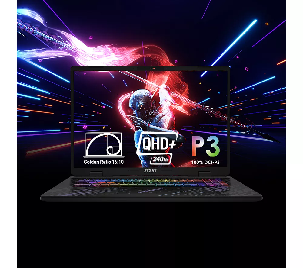 MSI Pulse A17 AI+ C3XWFKG 17" Gaming Laptop - AMD Ryzen AI 9, RTX 5060, 1 TB SSD