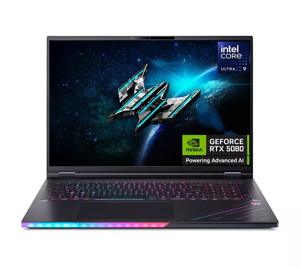 ACER Predator Helios 18 AI 18" Gaming Laptop - Intel® Core™ Ultra 9, RTX 5080, 2 TB SSD