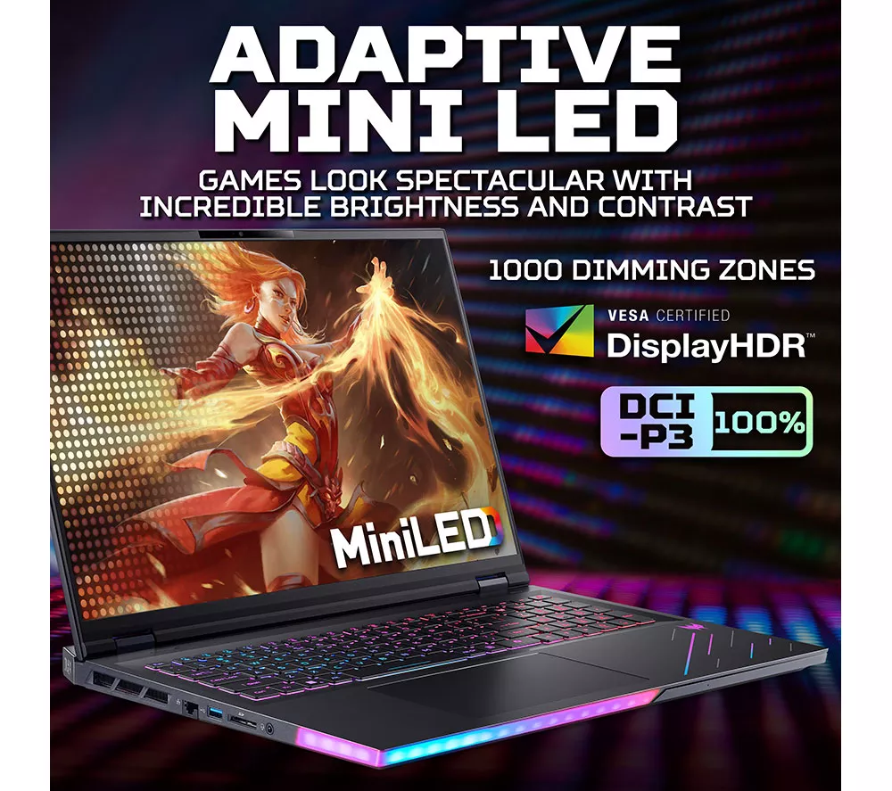 ACER Predator Helios 18 AI 18" Gaming Laptop - Intel® Core™ Ultra 9, RTX 5080, 2 TB SSD