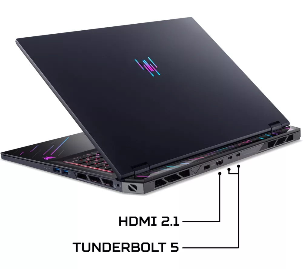 ACER Predator Helios 18 AI 18" Gaming Laptop - Intel® Core™ Ultra 9, RTX 5080, 2 TB SSD