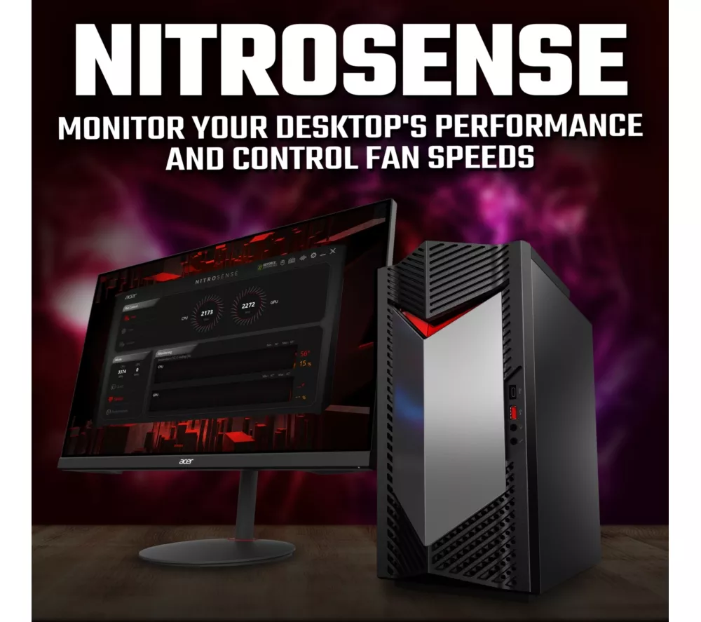 ACER Nitro N50-656 Gaming PC - Intel® Core™ i5, RTX 4060, 1 TB SSD