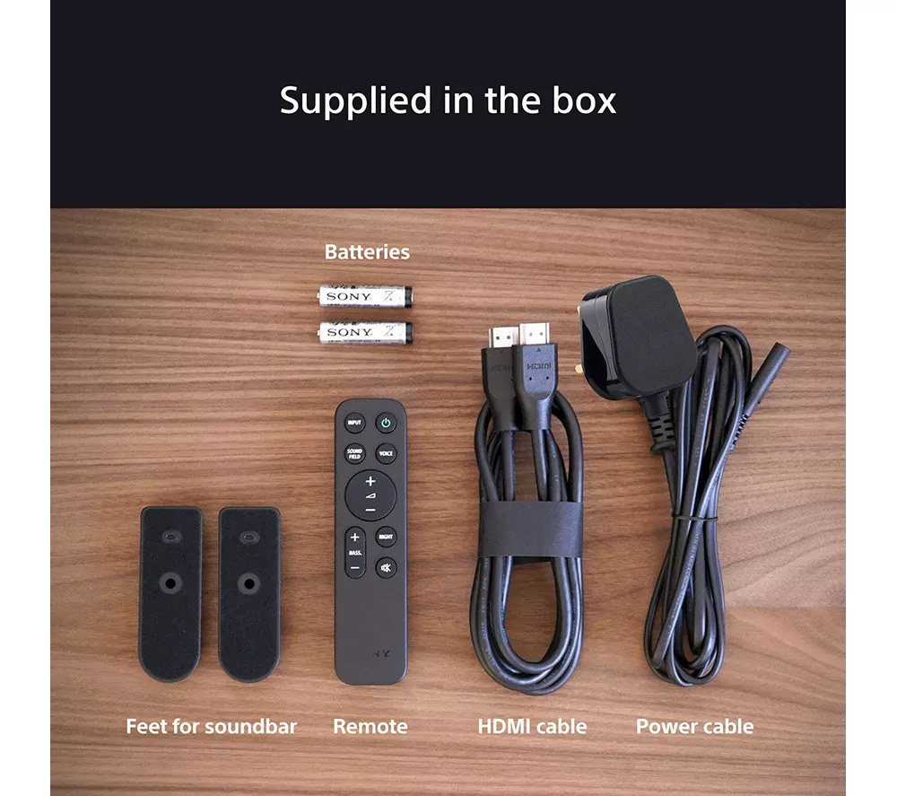 SONY BRAVIA Theatre Bar 6 3.1.2 Sound Bar with Dolby Atmos