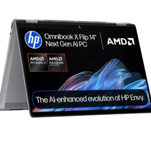 HP OmniBook X Flip NGAI 14" 2 in 1 Laptop - AMD Ryzen AI 5, 512 GB SSD, Meteor Silver