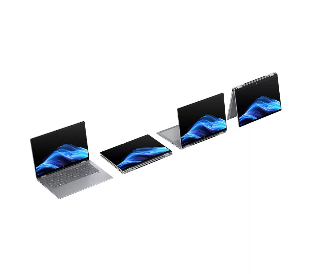 HP OmniBook X Flip NGAI 14" 2 in 1 Laptop - AMD Ryzen AI 7, 1 TB SSD, Meteor Silver