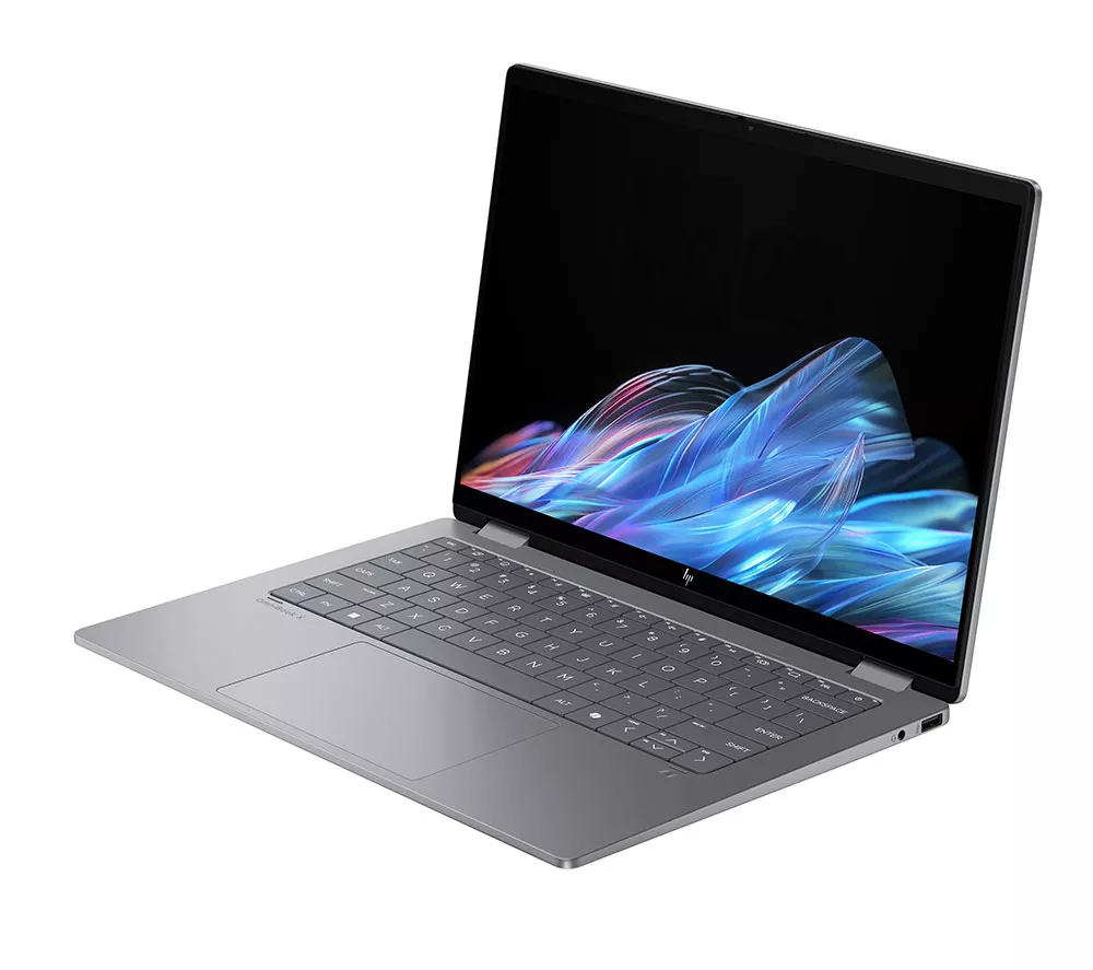 HP OmniBook X Flip NGAI 14" 2 in 1 Laptop - AMD Ryzen AI 7, 1 TB SSD, Meteor Silver