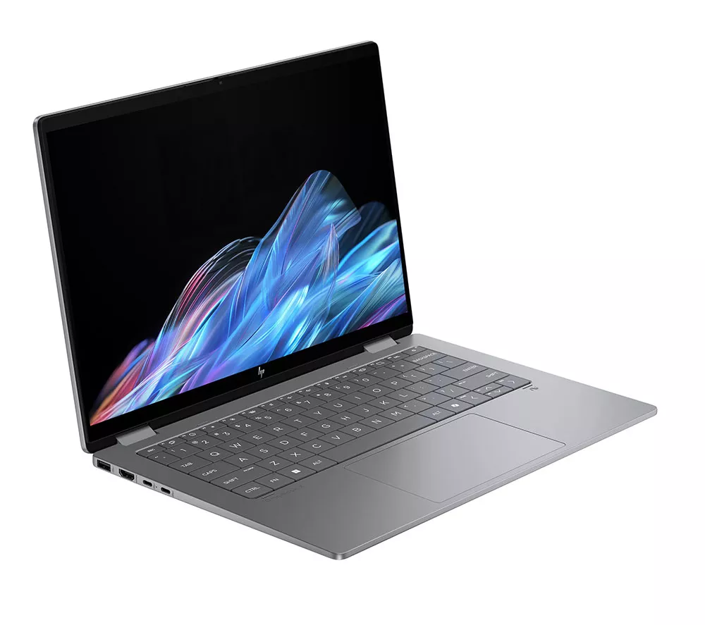 HP OmniBook X Flip NGAI 14" 2 in 1 Laptop - AMD Ryzen AI 7, 1 TB SSD, Meteor Silver