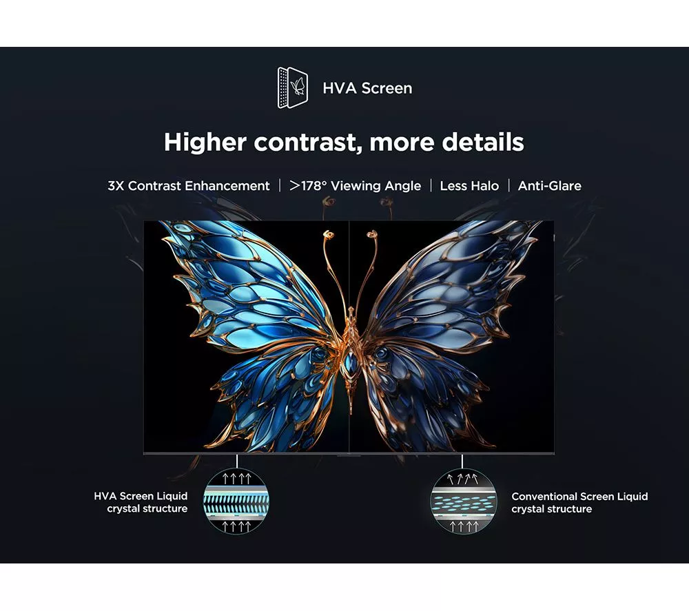 TCL 75P6K-UK 75" Smart 4K Ultra HD HDR LED TV