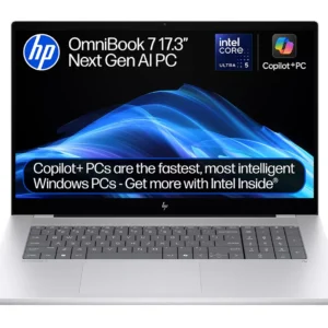 HP OmniBook 7 AI 17" Laptop - Intel® Core™ Ultra 5, 512 GB SSD, Silver