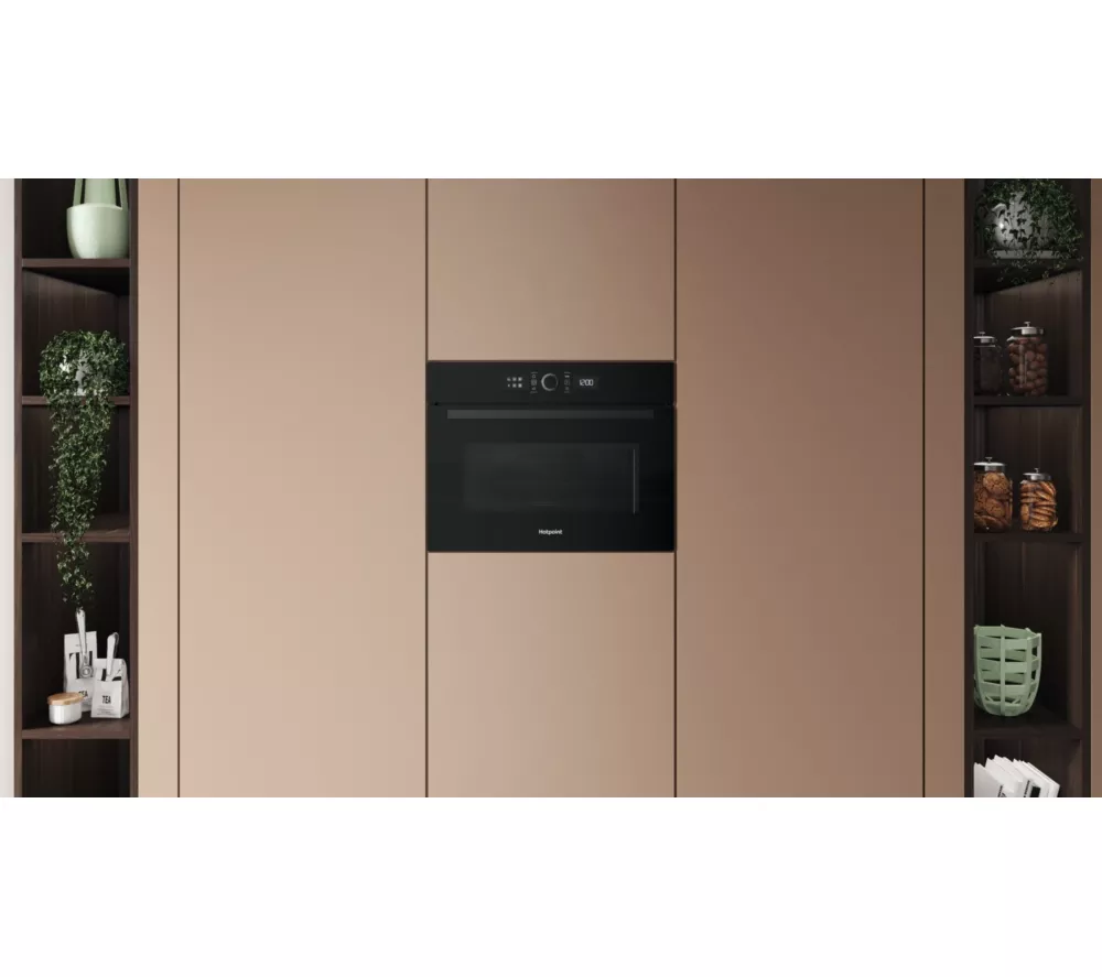 HOTPOINT Class 4 HMW47DHMBUK Built-in Microwave with Grill - Black