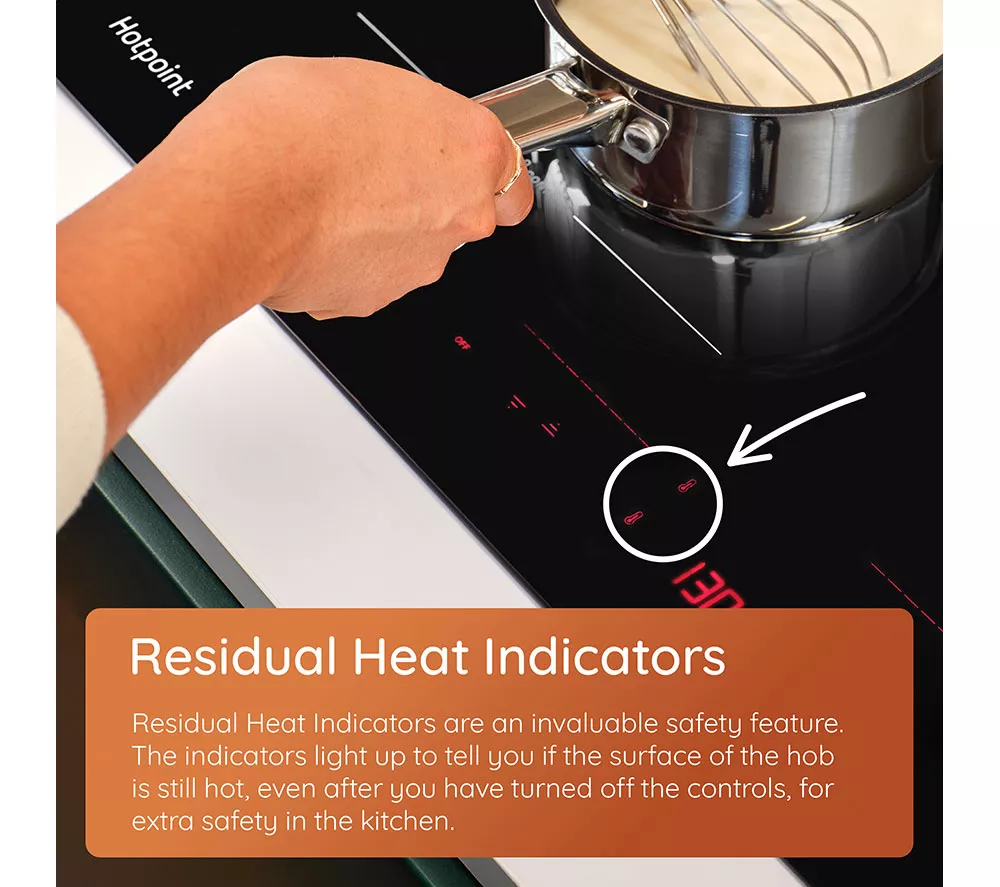 HOTPOINT HeatControl HTX6014DCF 60 cm Electric Induction Hob - Black