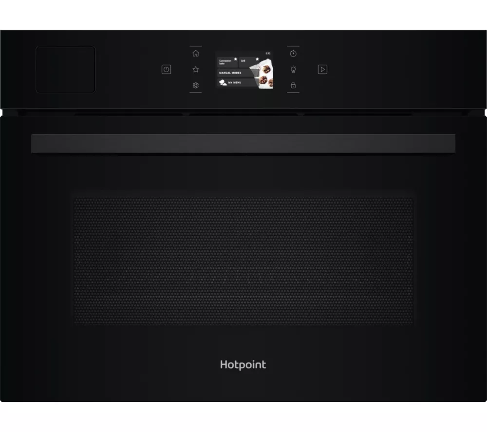 HOTPOINT Class 8 HCT9A9PHTSBUK Compact Steam Oven with Microwave - Black