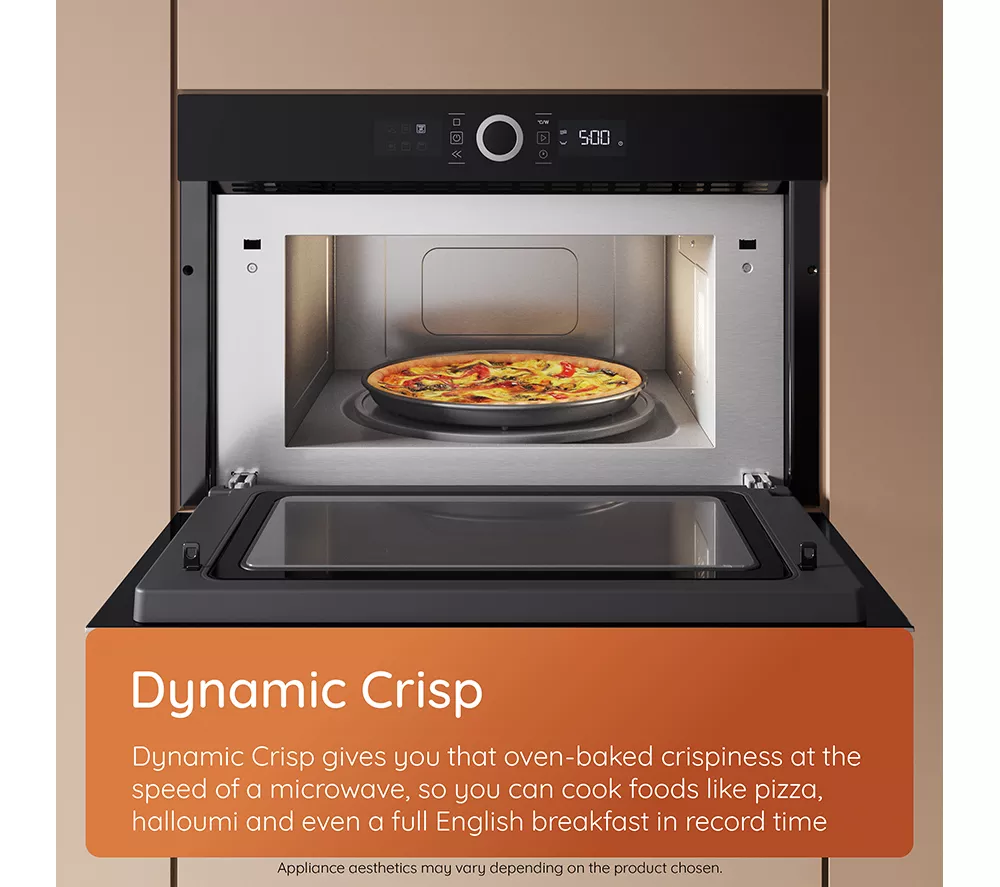 HOTPOINT Class 4 HMD44MXUK Built-in Compact Microwave with Grill - Stainless Steel