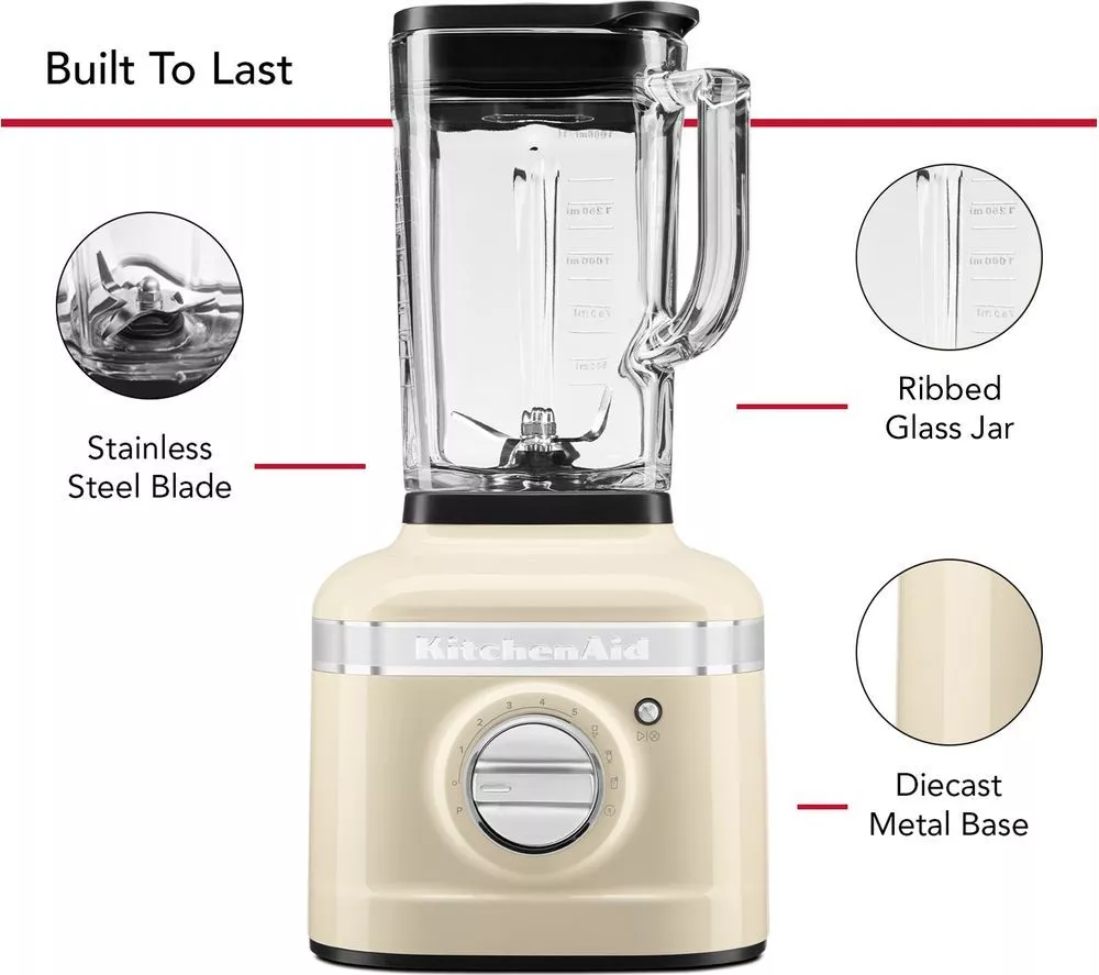 KITCHENAID Artisan K400 Blender - Almond Cream